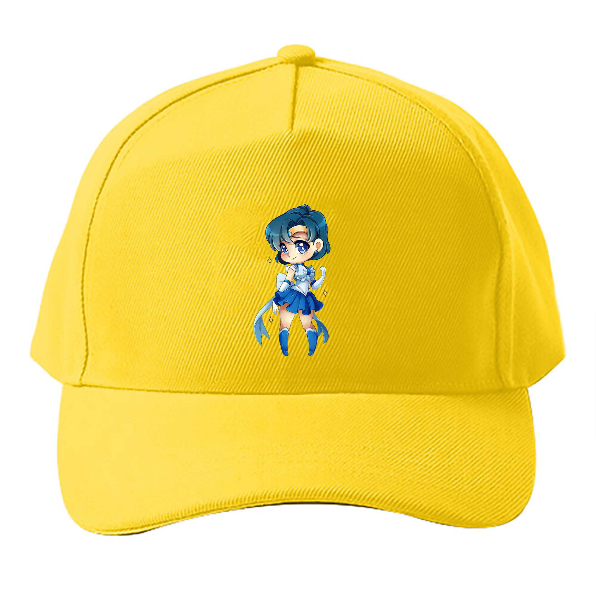 （画像用） 美少女戦士セーラームーン 水野 亜美 みずの あみ Sailor Moon Mizuno Ami ベースボールキャップ 綿100％ 男女兼用 帽子 スポーツ